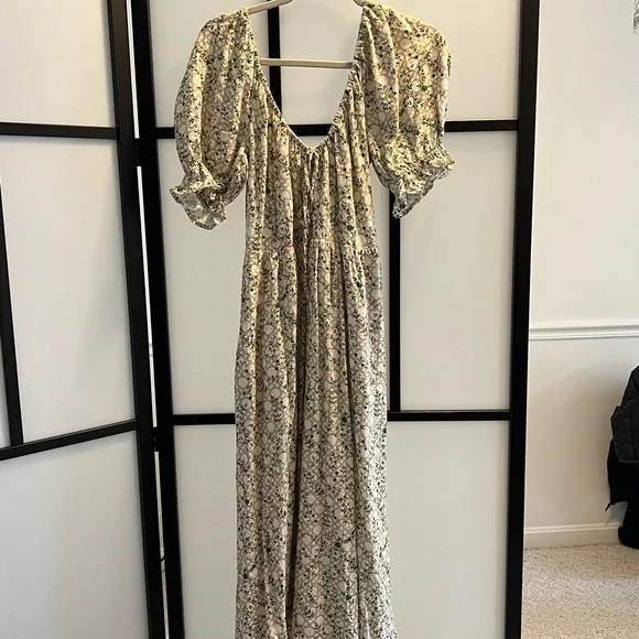 Hill House | Dresses | Hill House Cream And Green Puff Sleeve Midi The Ophelia Dress | Poshmark Hill House | Dresses | Hill House Cream And Green Puff Sleeve Midi The Ophelia Dress | Poshmark